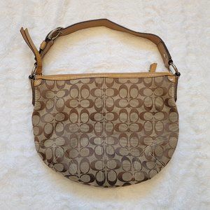 Coach soho signature hobo bag